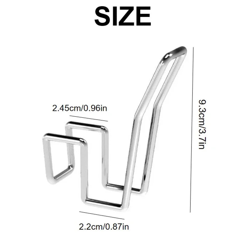 Stainless Steel Shoe Drying Rack & Closet Hook Organizer