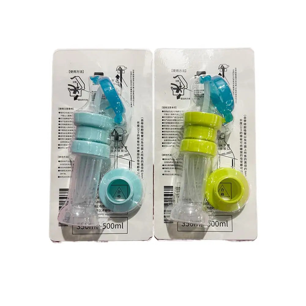 New Upgraded Mineral Water Bottle Cap With Straw Adapter Anti-Choke Leak-Proof For Baby Kids Portable Storage Bottle Accessories Peaceful Pleasures Health and Wellness A 2pcs mix