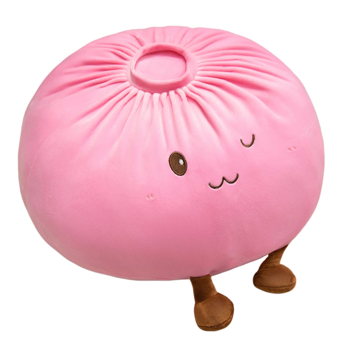 Cute Steamed Bun Plush Pillow | Stuffed Dumpling Throw Pillow