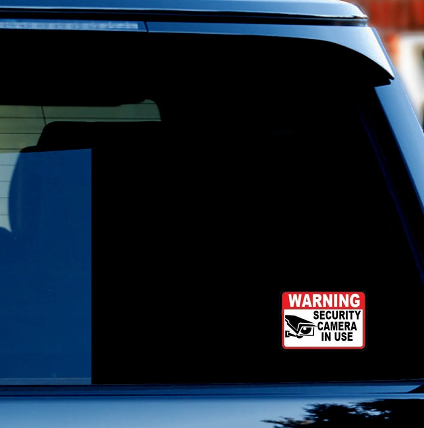 6x 3"x4.23" Only Decal for Security Video Surveillance Burgler Car Sticker Peaceful Pleasures Health and Wellness
