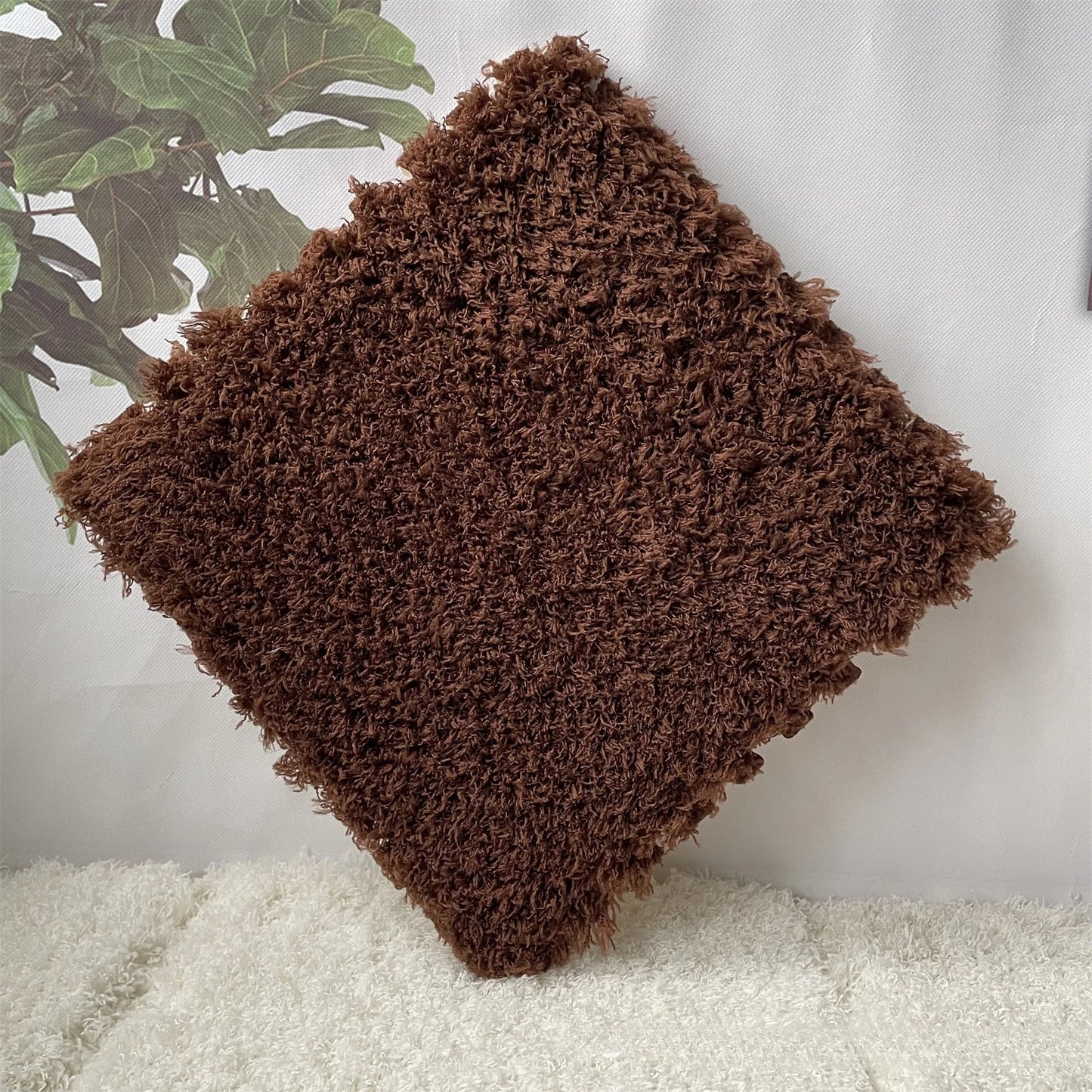 10PCS Fluffy Shaggy Carpet Tiles – Thick Non-Slip Soft Rug Mats