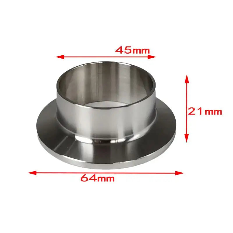 New Welding Pipe Sanitary Fitting Weld Clamp Ferrule Fits Clamp Stainless Steel 304 Peaceful Pleasures Health and Wellness 45