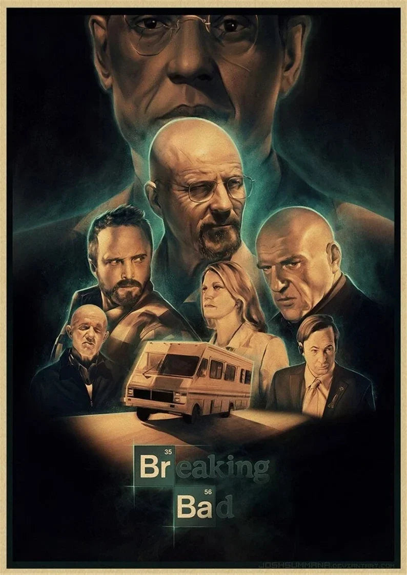 Breaking Bad Canvas Wall Art Poster | TV Series Home Decor