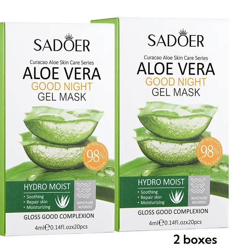 Sadoer Aloe Vera Overnight Sleeping Face Mask – 20 Pcs