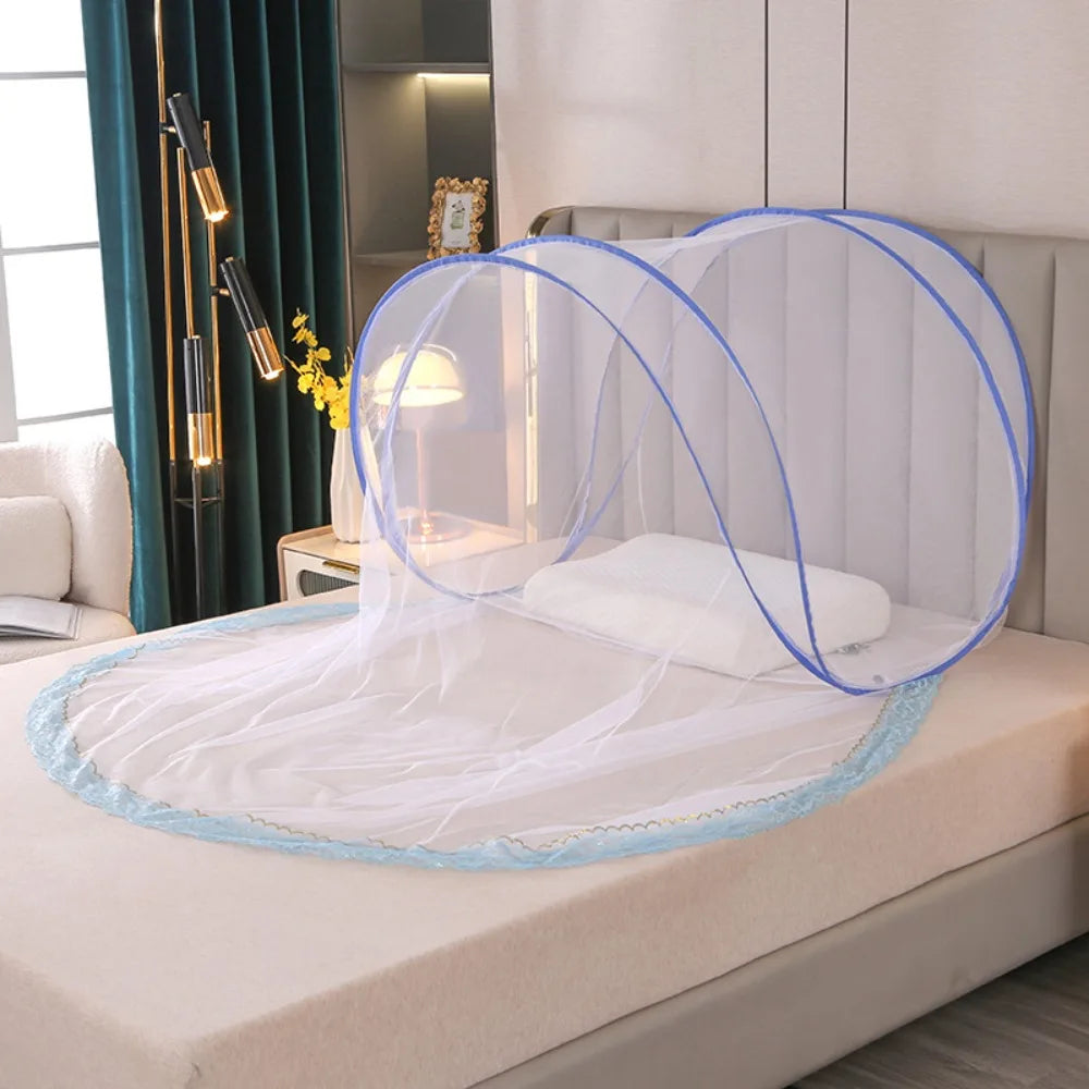 Portable Folding Mosquito Net for Travel & Camping | Single Bed