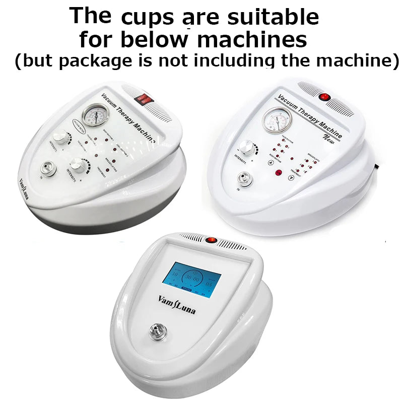 VamsLuna 21cm Vacuum Suction Cups – Breast & Buttock Pump 2PCS