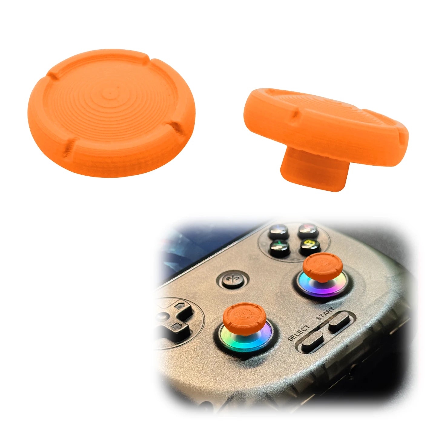 For ANBERNIC RG406V/RG406H/RG476H/RG477M Gaming Console Anti-Loosening Reinforced And Stable Repair And Modification Parts Peaceful Pleasures Health and Wellness Orange