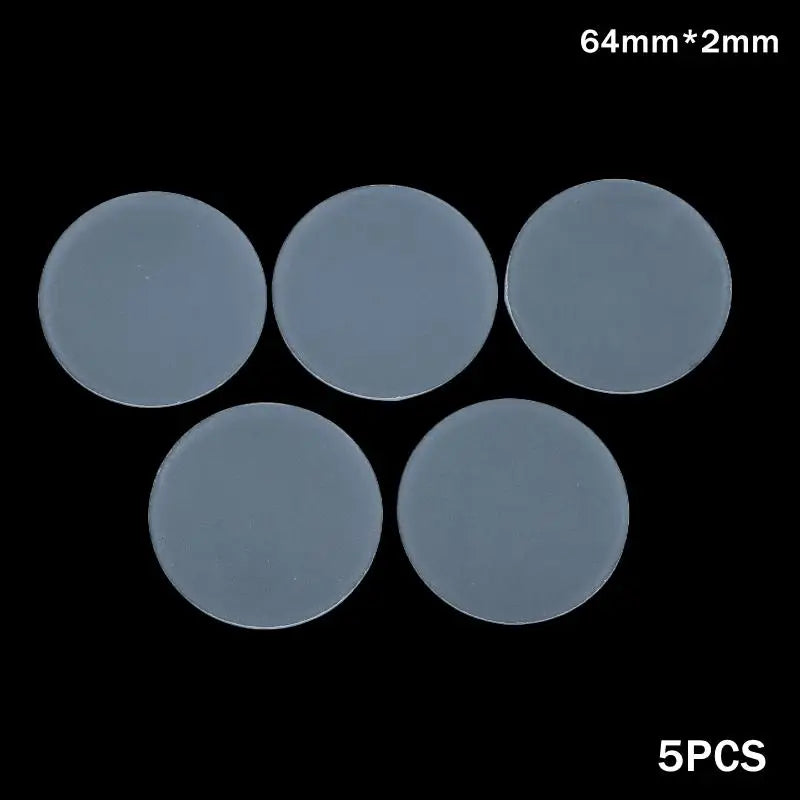5PCS Matte Glass Round Flat Semitransparent Frosted Glass Lampshade For LED Lamp Down Light Flashlight Accessories Peaceful Pleasures Health and Wellness A7