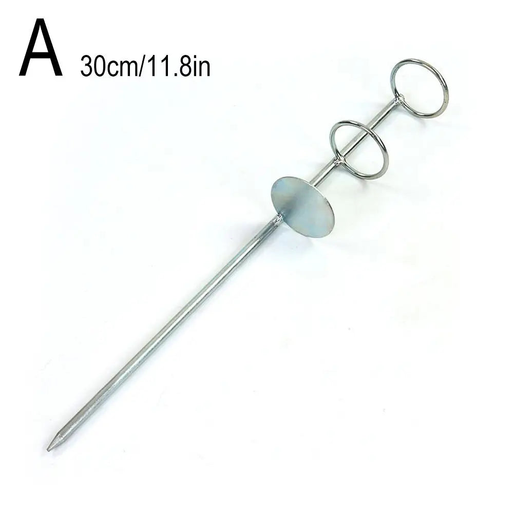 Fishing Rod Holder Outdoor with Ground Plug Design Peaceful Pleasures Health and Wellness 11.8in