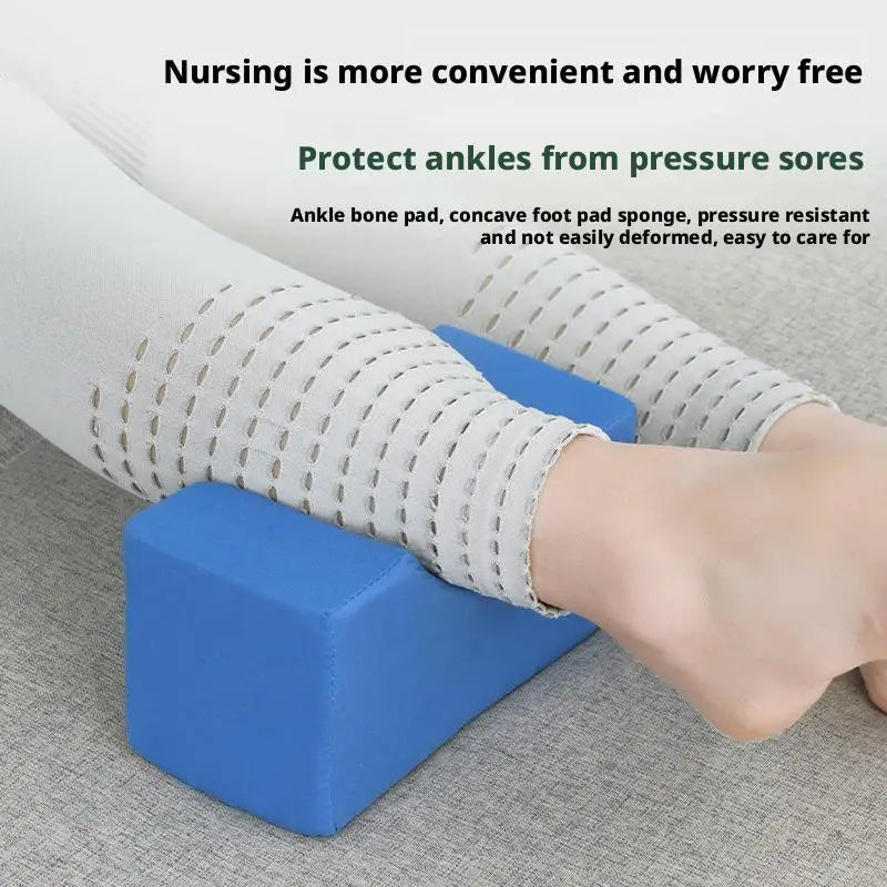 Foot Elevator Support Pillow – Ankle Anti-Bedsore Leg Rest Cushion for Surgery & Injury Recovery (1 Pair) Peaceful Pleasures Health and Wellness