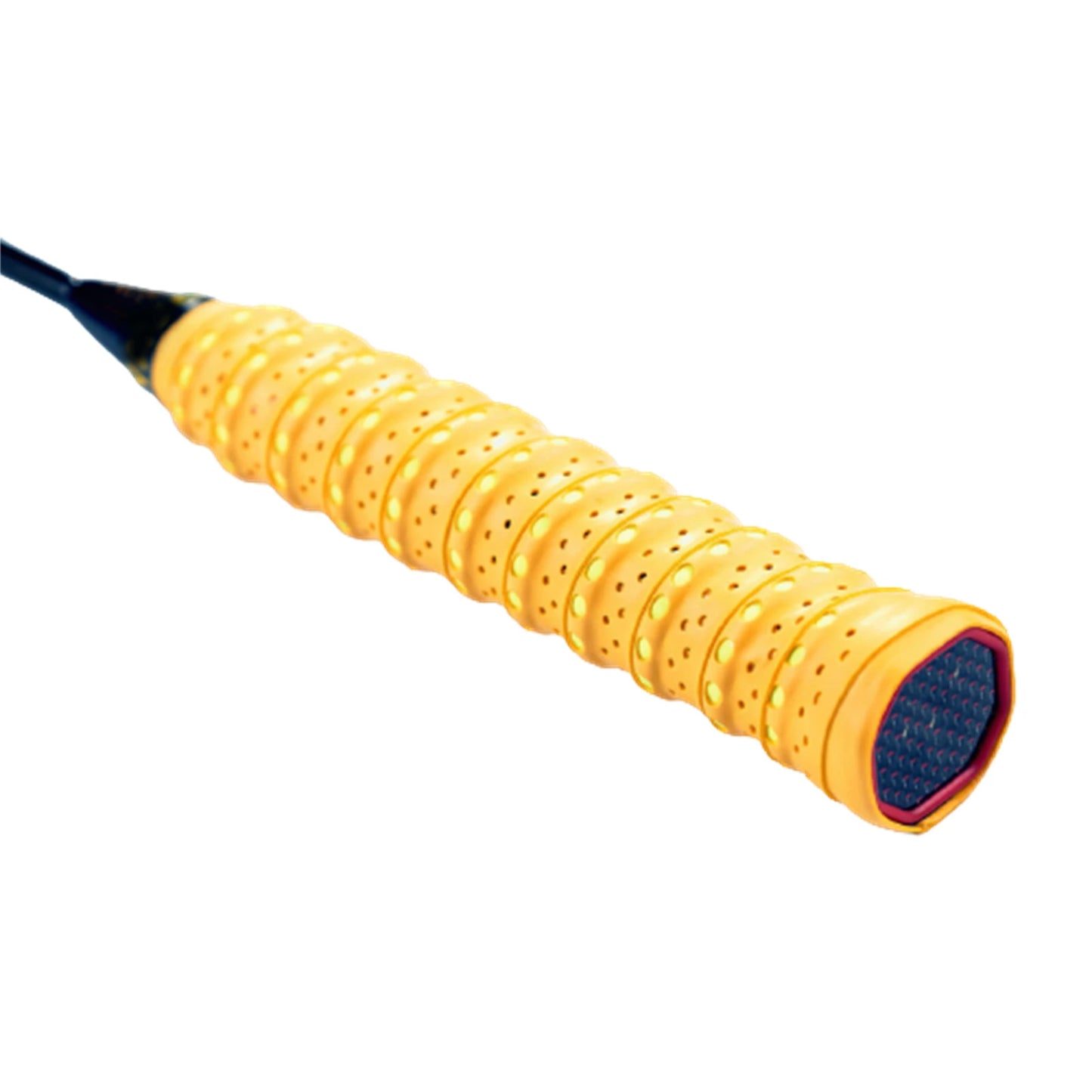 Tennis Racket Grip Tape 110cm Stretchy PU Anti-Slip Handle Wrap Racket Grip Tape Peaceful Pleasures Health and Wellness YELLOW