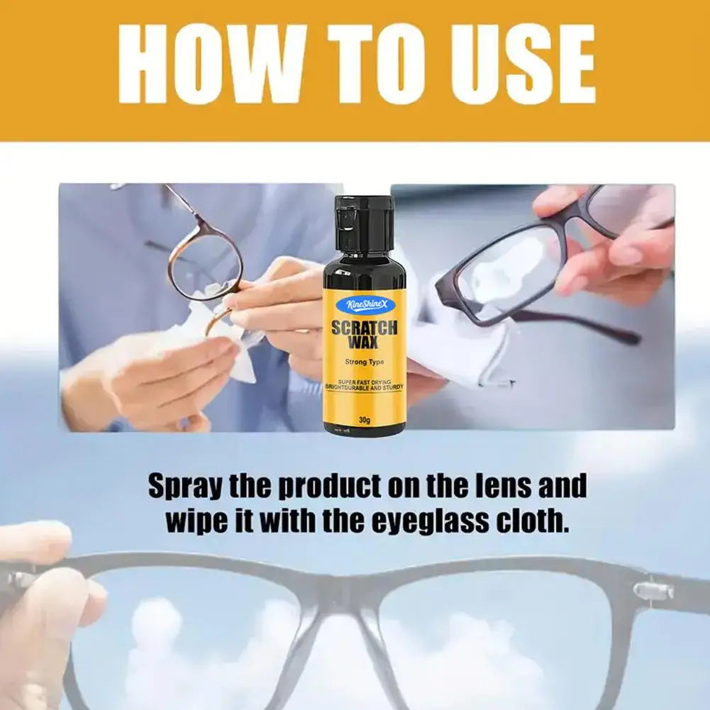 Car Glass Scratch Repair Wax For Repairing Glasses Car Windows Scratches Lens Repair Removal Fast Drying Polishing Paste Peaceful Pleasures Health and Wellness