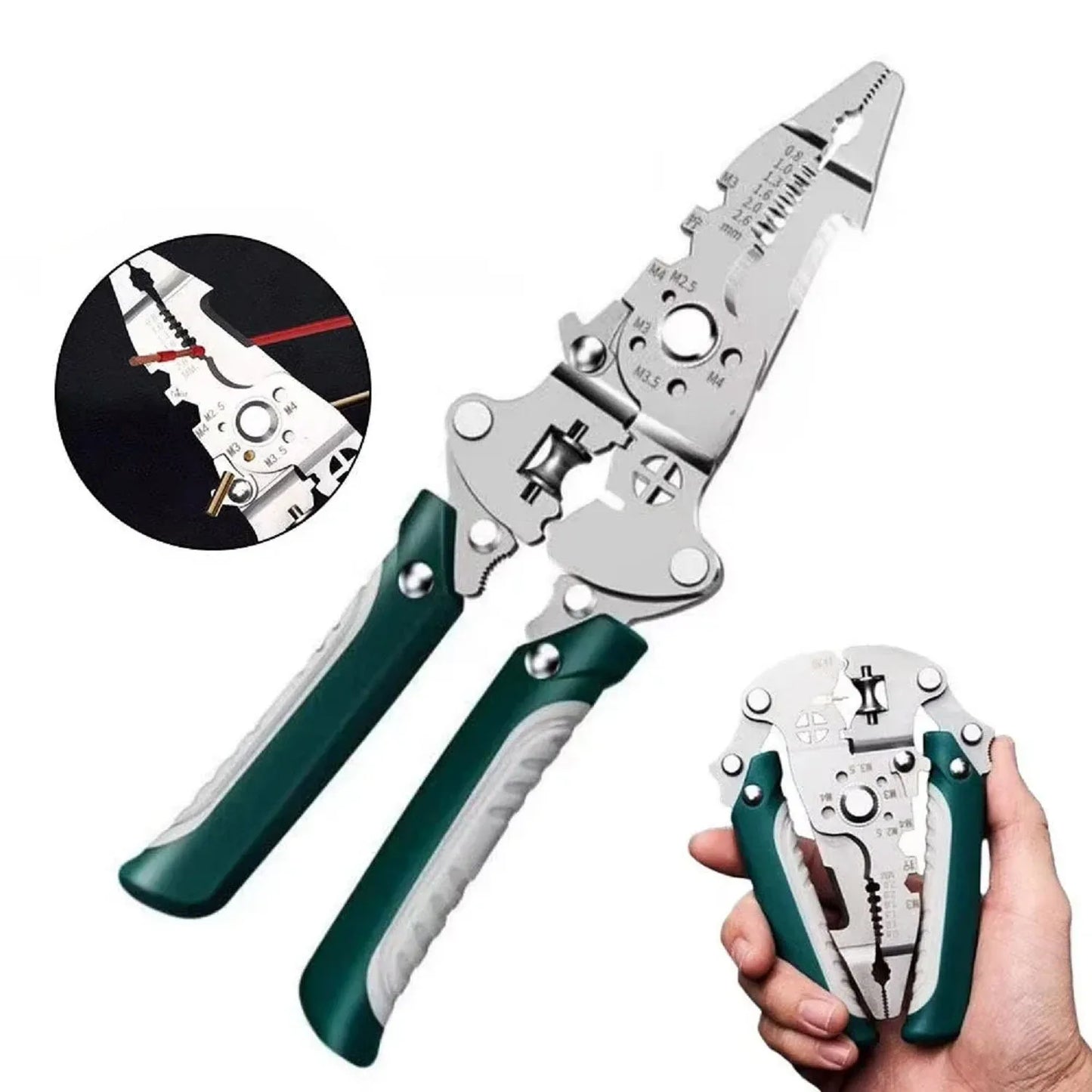 Foldable Wire Stripper Pulley Design Multi-function Electrician