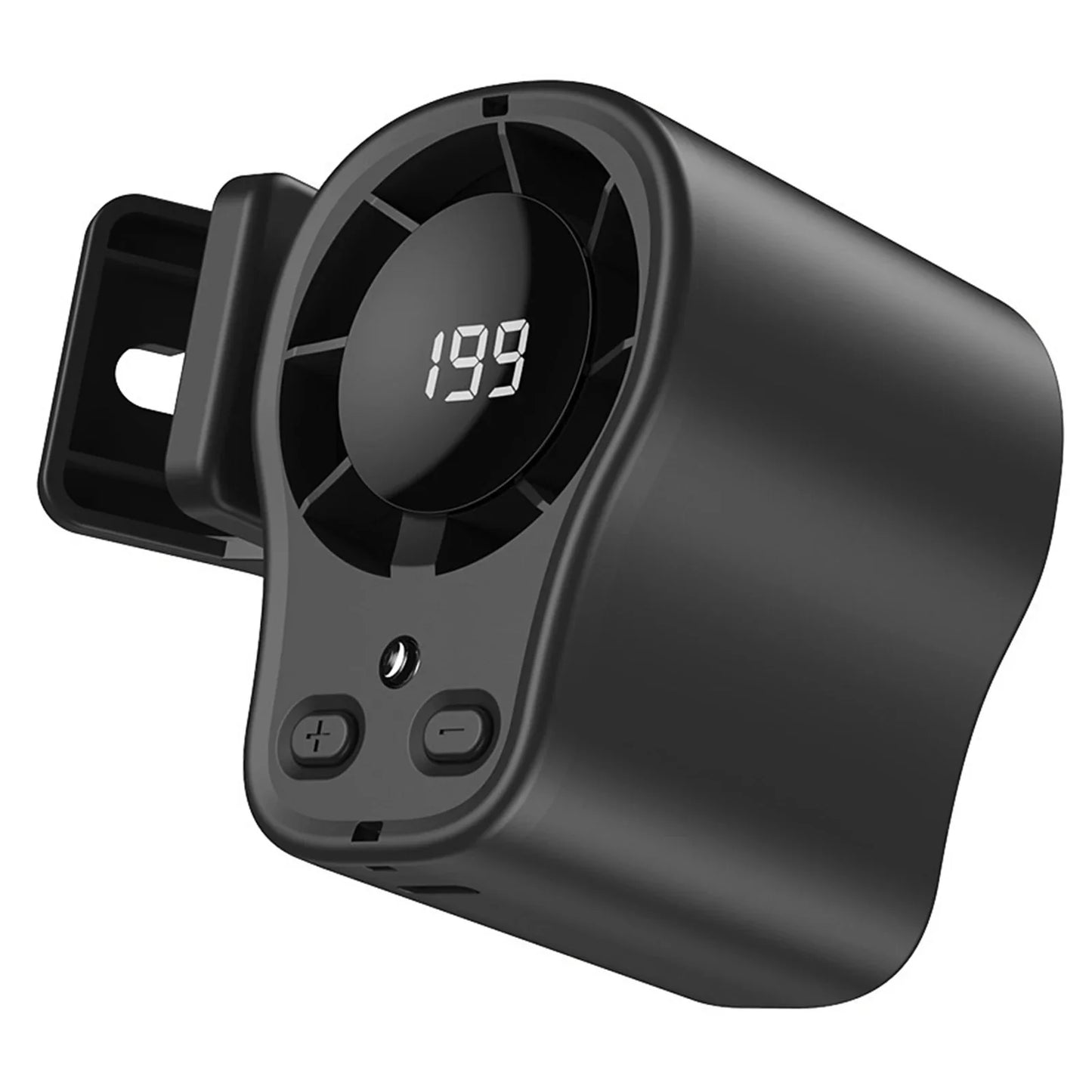 Clip-On Fan 199 Speeds 360° Rotate – USB-C Rechargeable