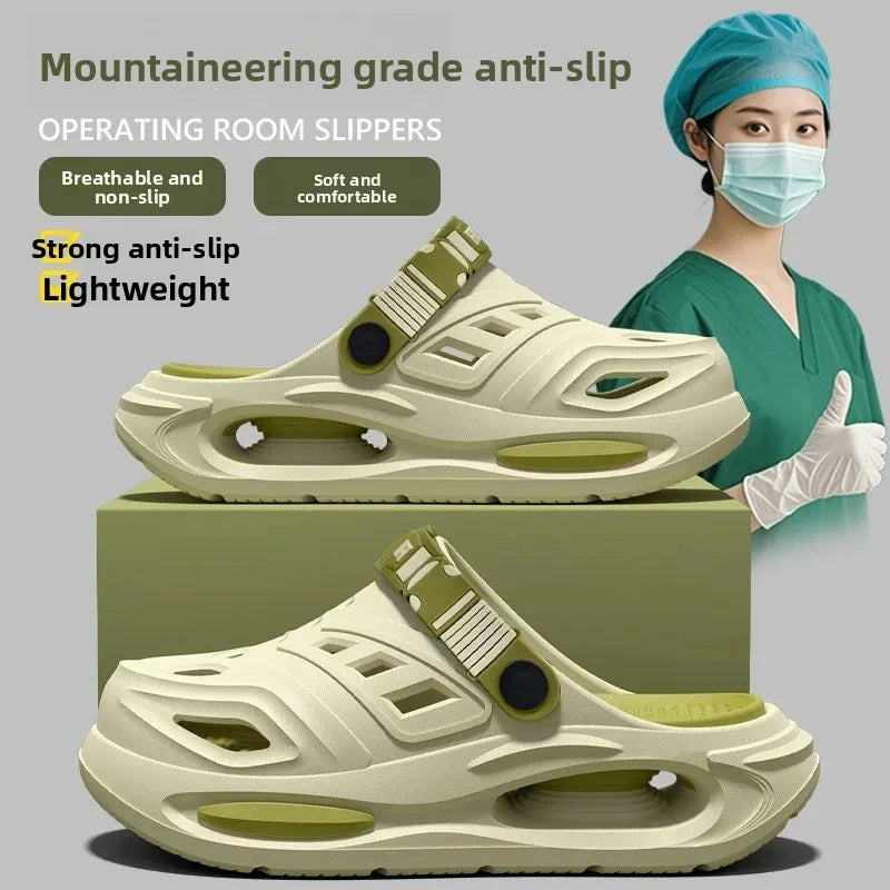 Men's EVA Anti-Slip Clog Sandals | Thick Soft Sole Beach Shoes