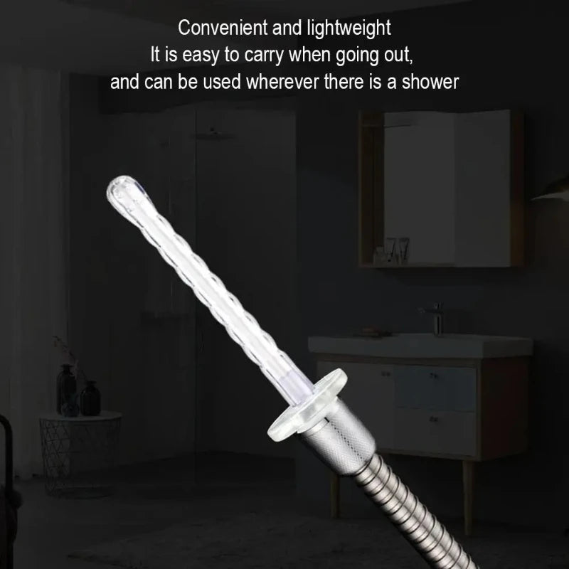 Silicone women's vaginal and anal shower head for home use men's and women's private shower head recommended for one-time use Peaceful Pleasures Health and Wellness
