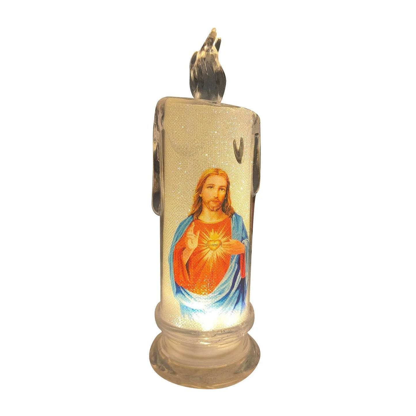 LED Flameless Devotional Prayer Candles | Religious Decor