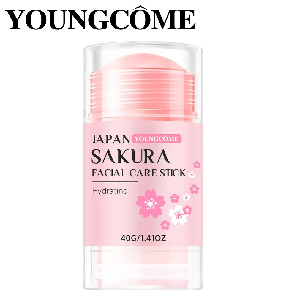 YOUNGCOME Sakura Facial Stick | Deep Hydration & Skin Repair Facial Moisturizer Stick Peaceful Pleasures Health and Wellness
