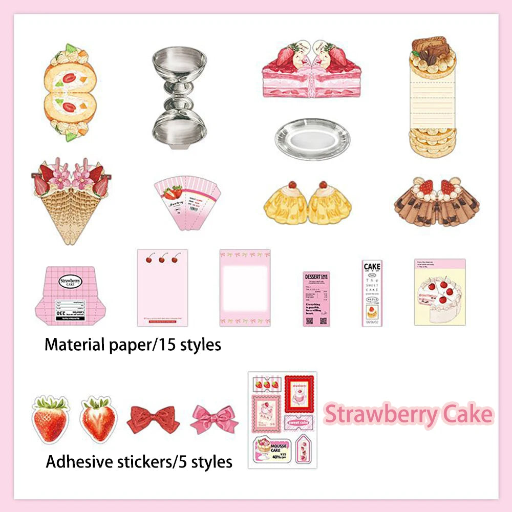 Material Fresh Store Creative Fun DIY Small Mechanism Hand Account