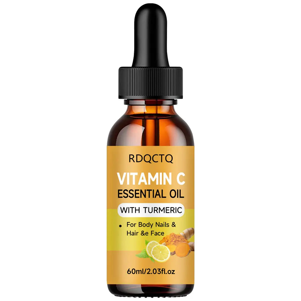 Turmeric & Vitamin C Leave-In Hair Oil – Frizz & Shine 40/60ml