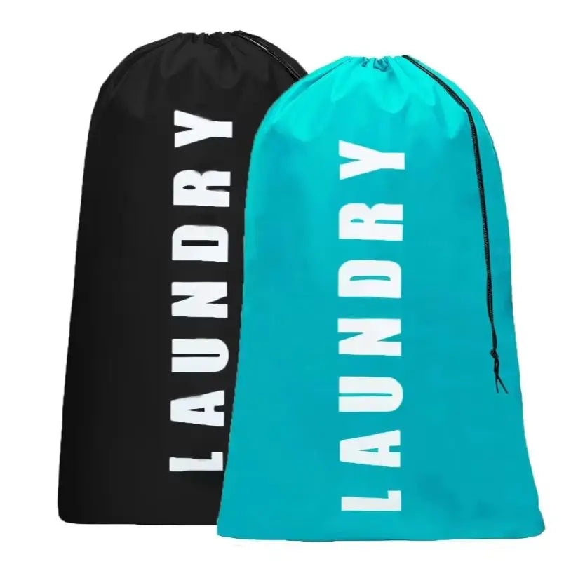 2 Pack XL Laundry Bag, Machine Washable Dirty Clothes Organizer, Large Enough to Hold 4 Loads of Laundry, 24" x 36" Peaceful Pleasures Health and Wellness 2pcs 2