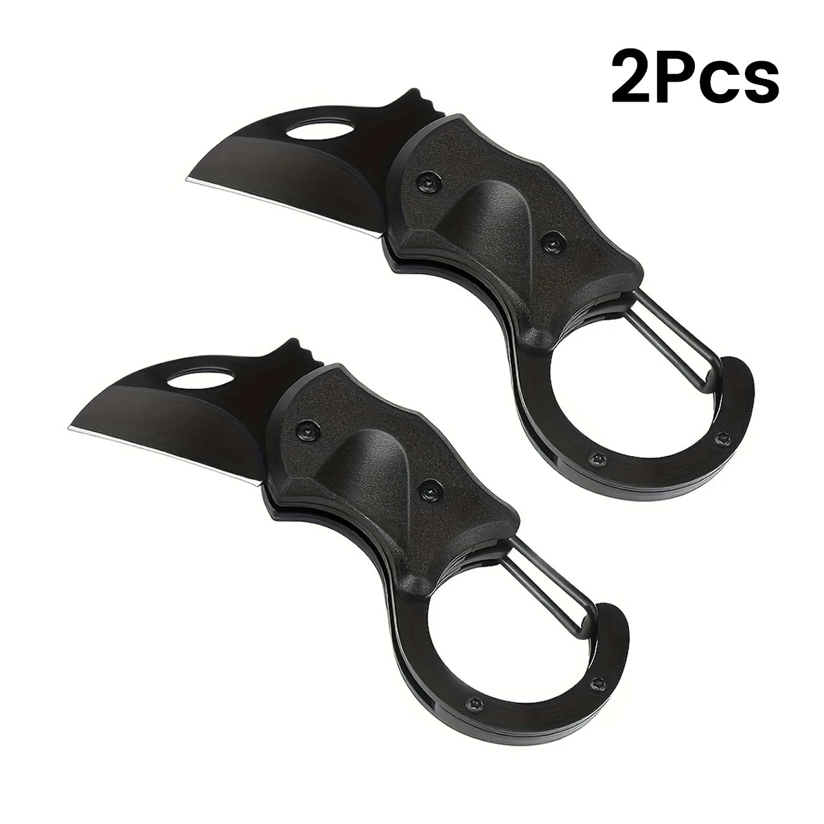 Keychain Folding Knife Mini High-Hardness Multi-Tool Camping & EDC Survival Gift Peaceful Pleasures Health and Wellness 2pcs United States