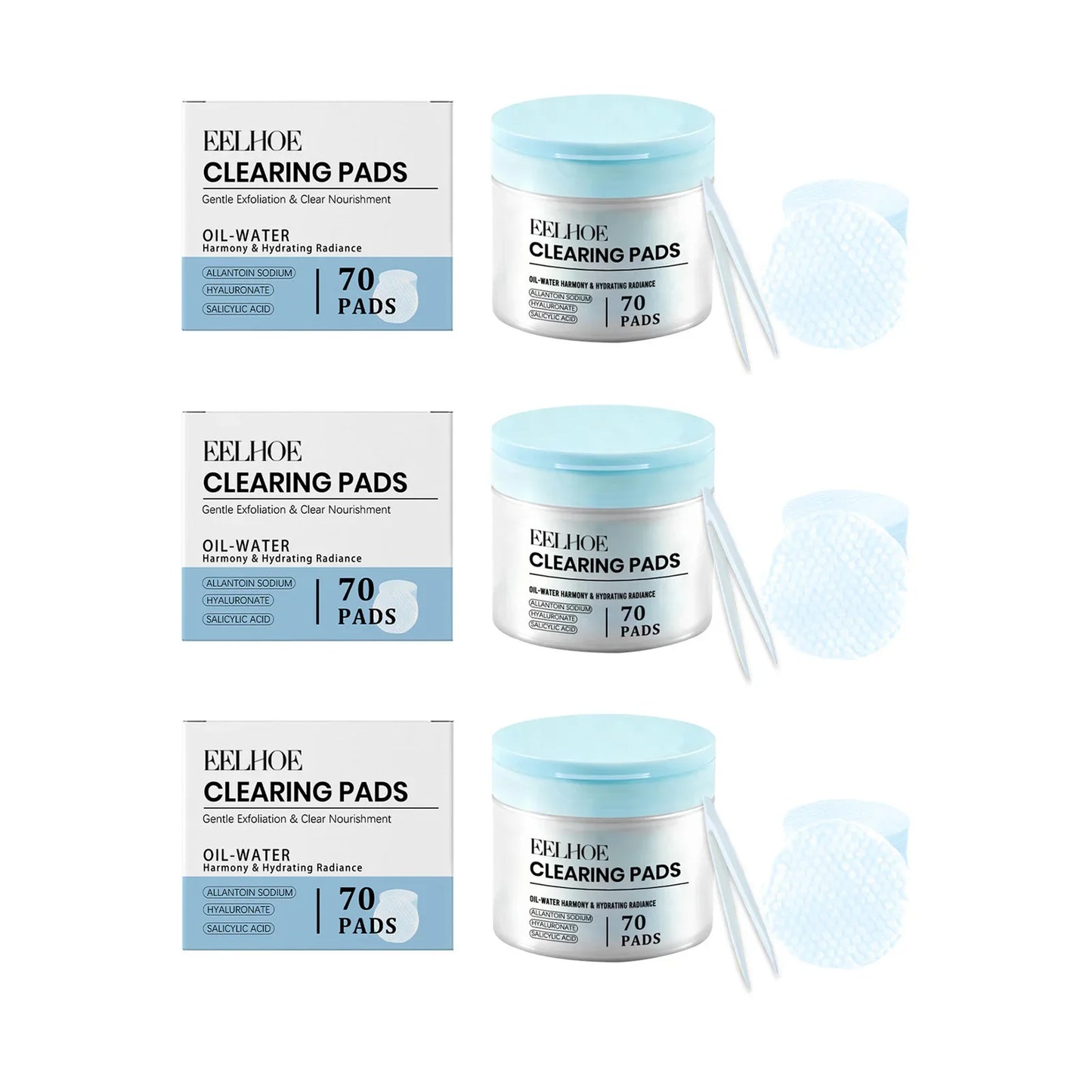 Salicylic Acid Toner Pads – Acne, Pore & Oil Control | 70ct