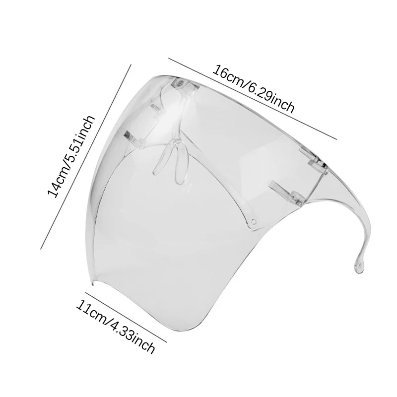 Professional Full Face Shield Unisex Eye Shield Mask Sunglasses Shield Face Protectors Guard Nail Art Kitchen Cooking Tool Peaceful Pleasures Health and Wellness