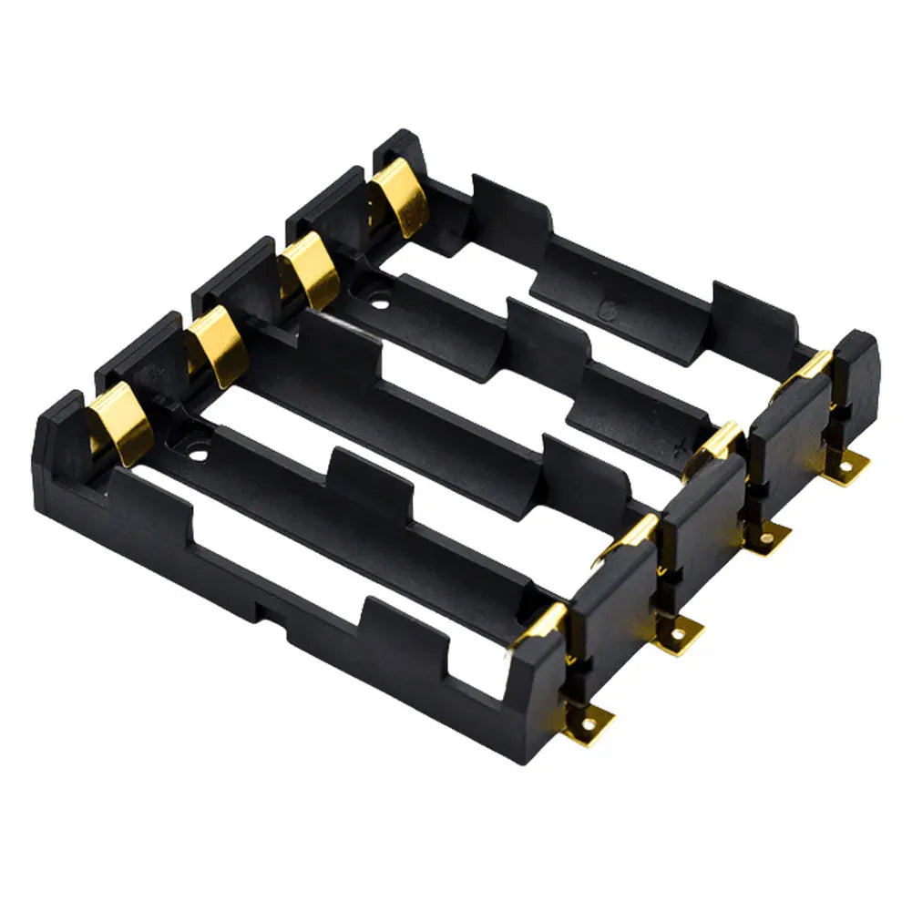 18650 SMT Battery Holder Box with Bronze Pins – 1–4 Slot