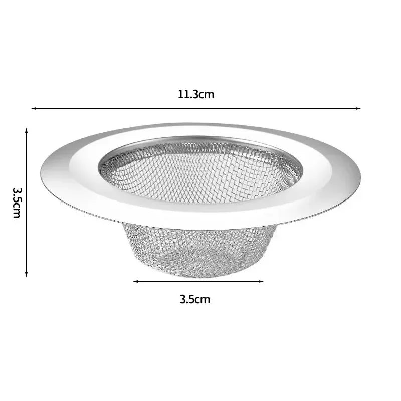 Kitchen Sink Strainer Stainless Steel Sink Funnel Anti Blocking Sink Dishwasher Basin Floor Drain Sewer Hair Strainer Peaceful Pleasures Health and Wellness