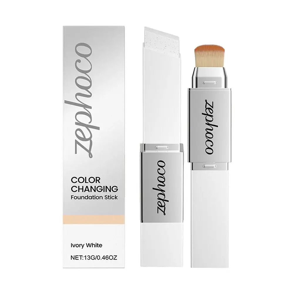 2-in-1 Color-Changing Foundation Stick – Matte & Moisturizing