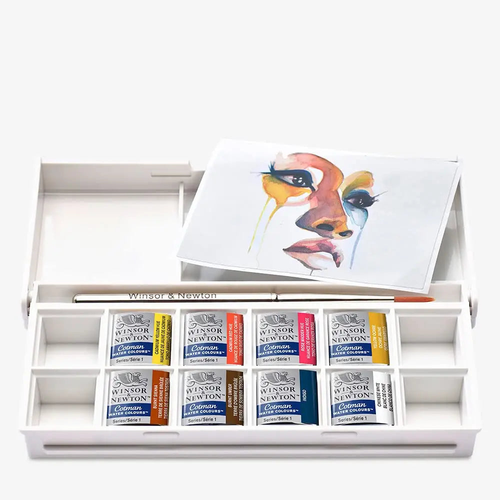 Winsor Newton Cotman Watercolor Paint 6 Metallic Colors 0 27-oz Tubes