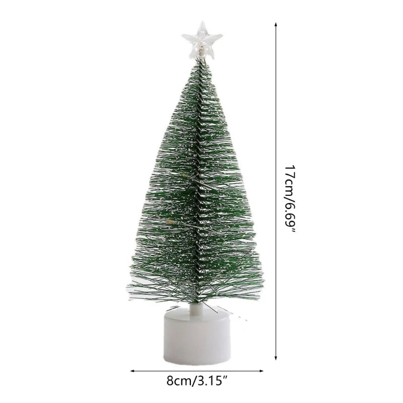 Colorful LED Pine Tree Night Light | Holiday Bedroom Decor