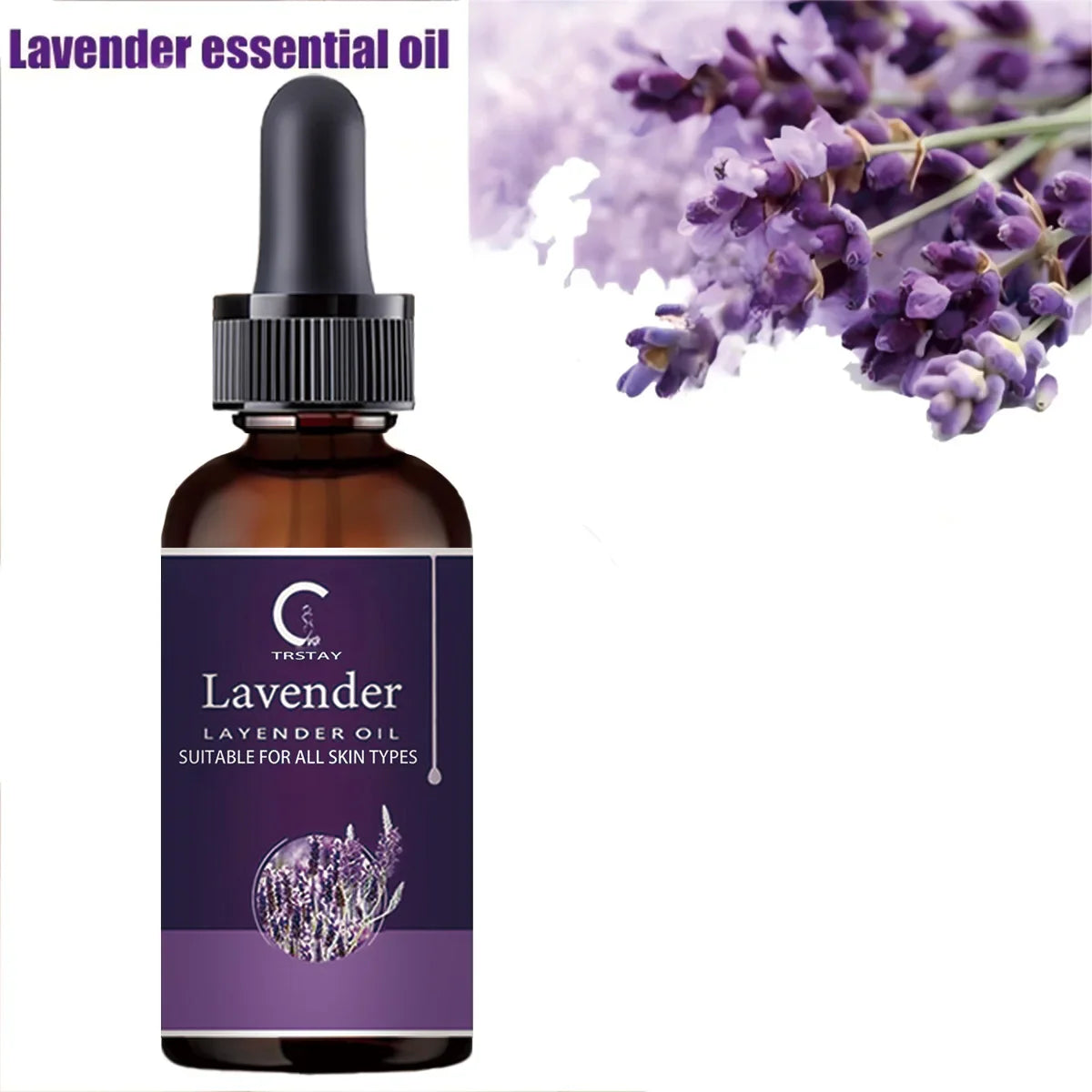TRSTAY Lavender Face Serum – Hydrating & Brightening Oil