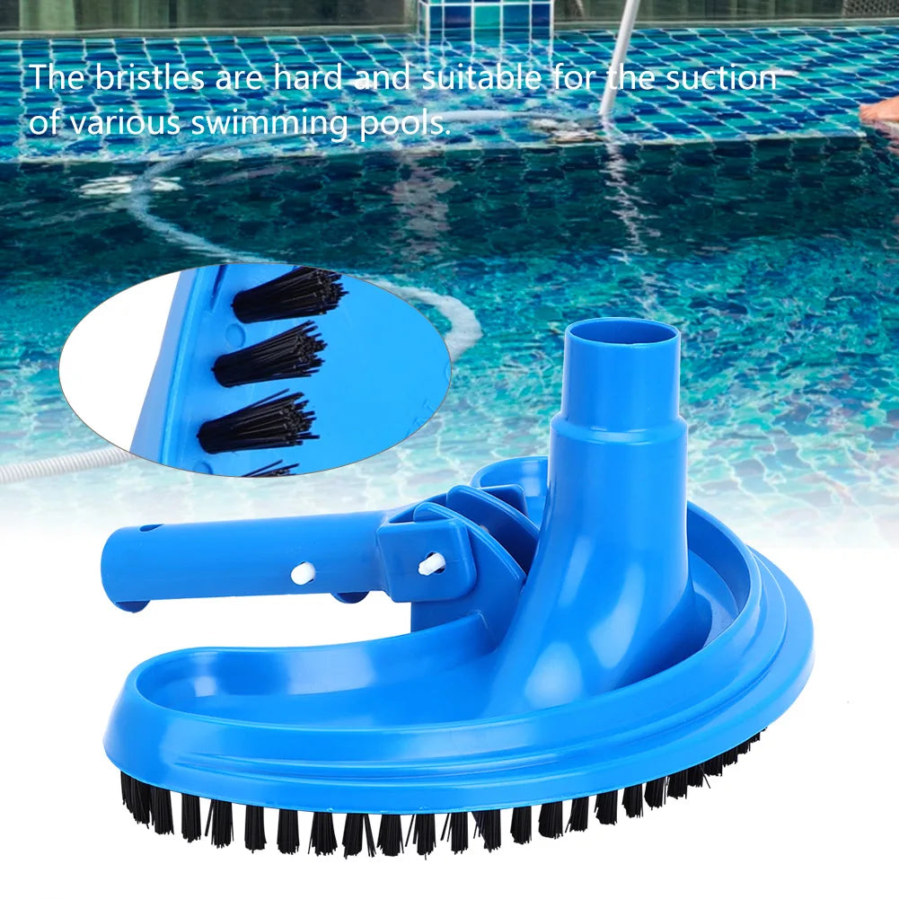 Pool Vacuum Head Half Moon Flexible Swimming Curved Suction Cleaning