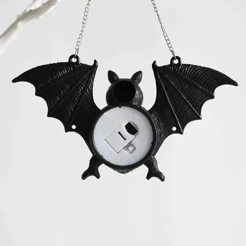 Halloween Glowing Bat Lamp Colorful Gradient LED Pendant Ghost