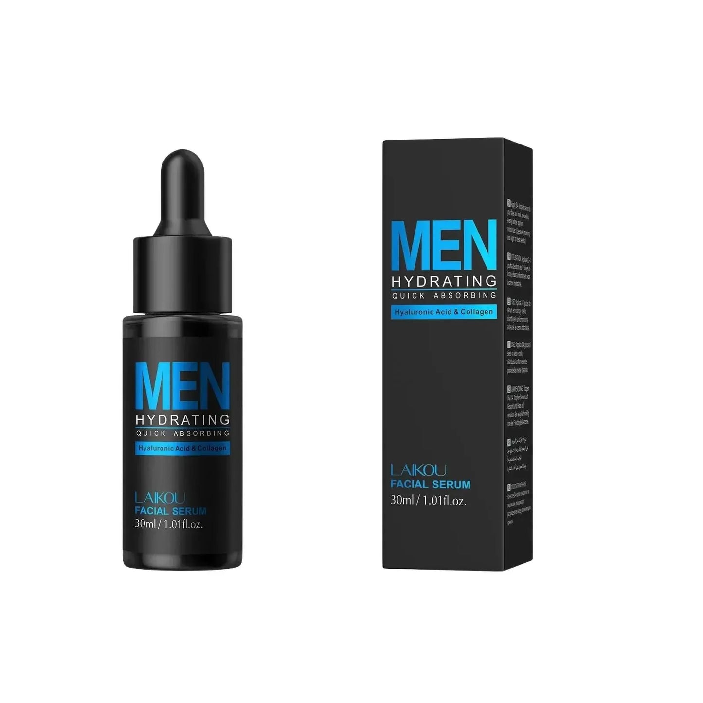 LAIKOU Men's Hyaluronic Acid Serum 30ml – Hydrating & Firming