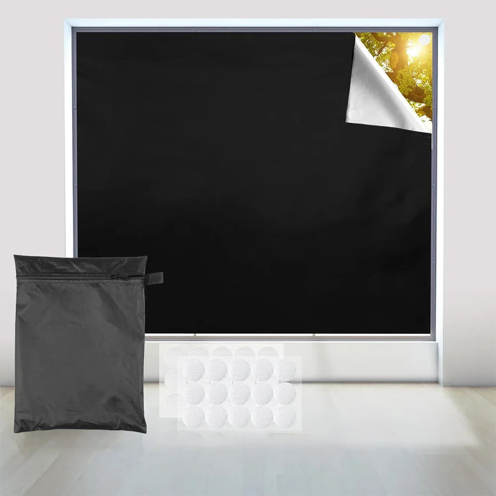 Magnetic Blackout Shade Windows Using 420D Fabric Designed Privacy
