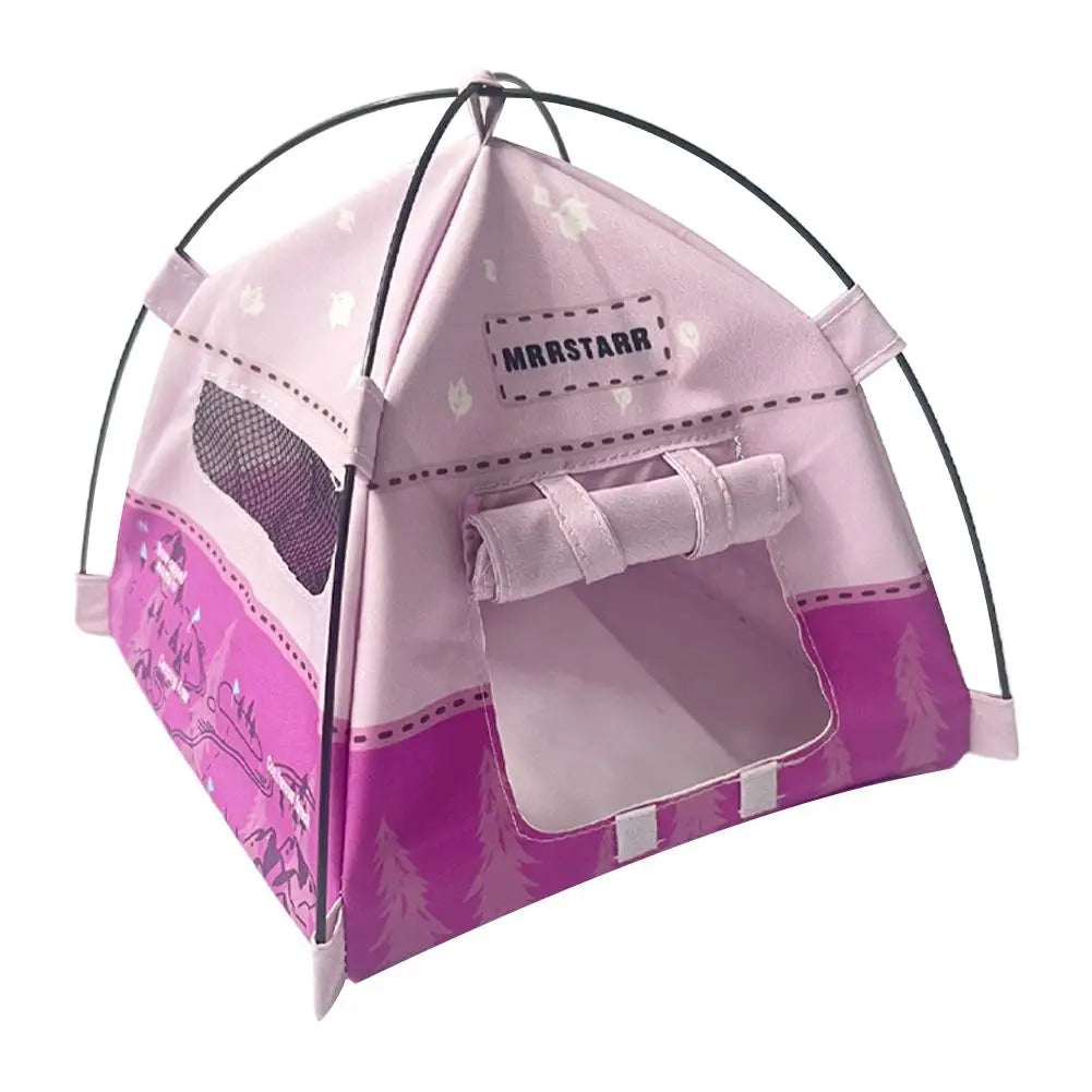 1:12 Scale Miniature Camping Tent Model | Dollhouse Scene Prop Dollhouse Miniature Prop Peaceful Pleasures Health and Wellness Pink