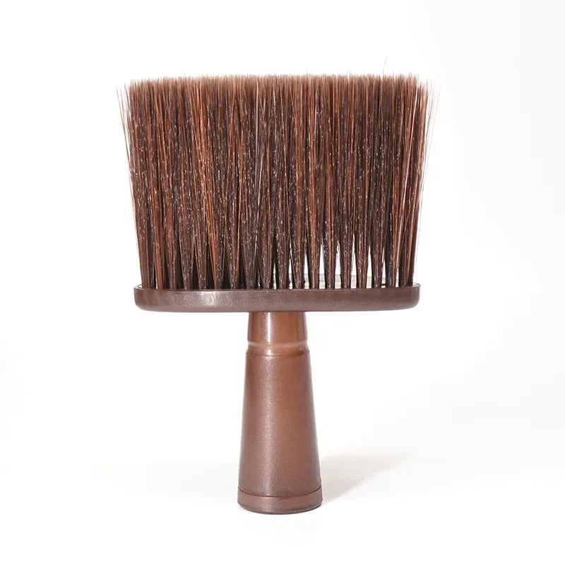 Professional Soft Neck Face Duster Brushes Barber Hair Clean Hairbrush Beard Brush Salon Cutting Hairdressing Styling Tools Peaceful Pleasures Health and Wellness Brown