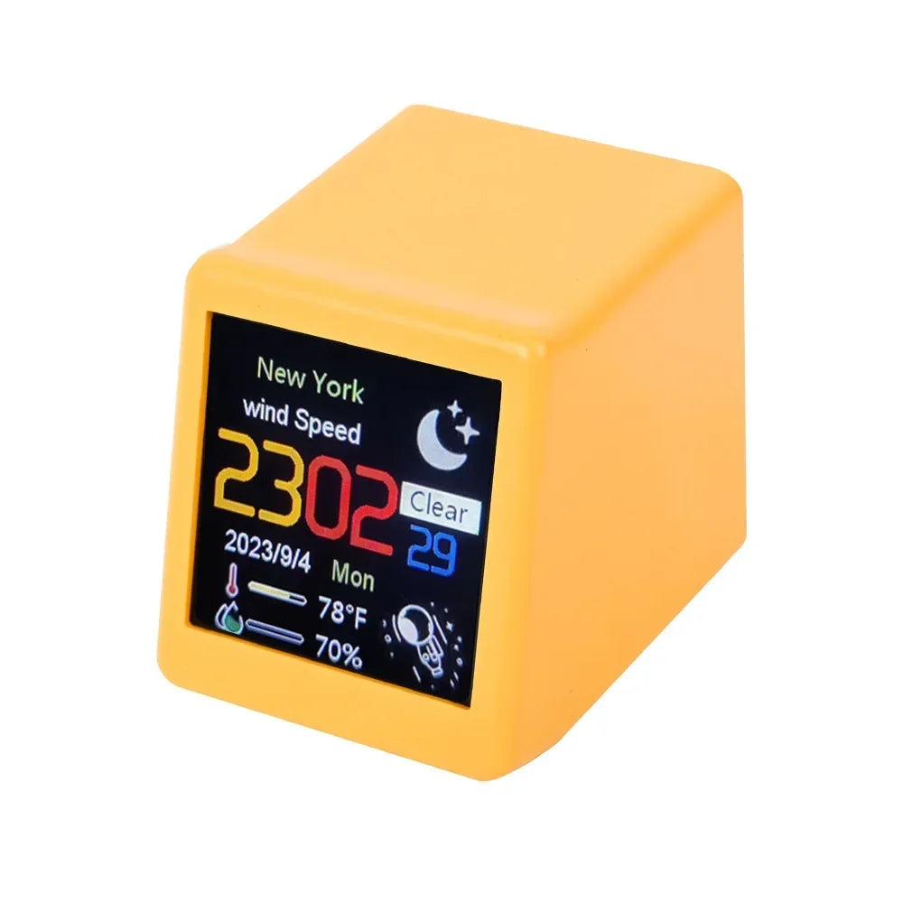 Smart WiFi Weather Station Desktop Clock | LED Thermometer Display