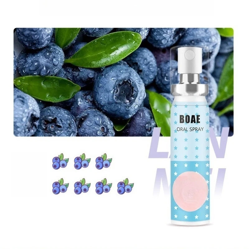 2pcs Blueberry Oral Spray Cartoon 17ml Portable Breath Freshener Spray with Long-Lasting Fragrance Peaceful Pleasures Health and Wellness