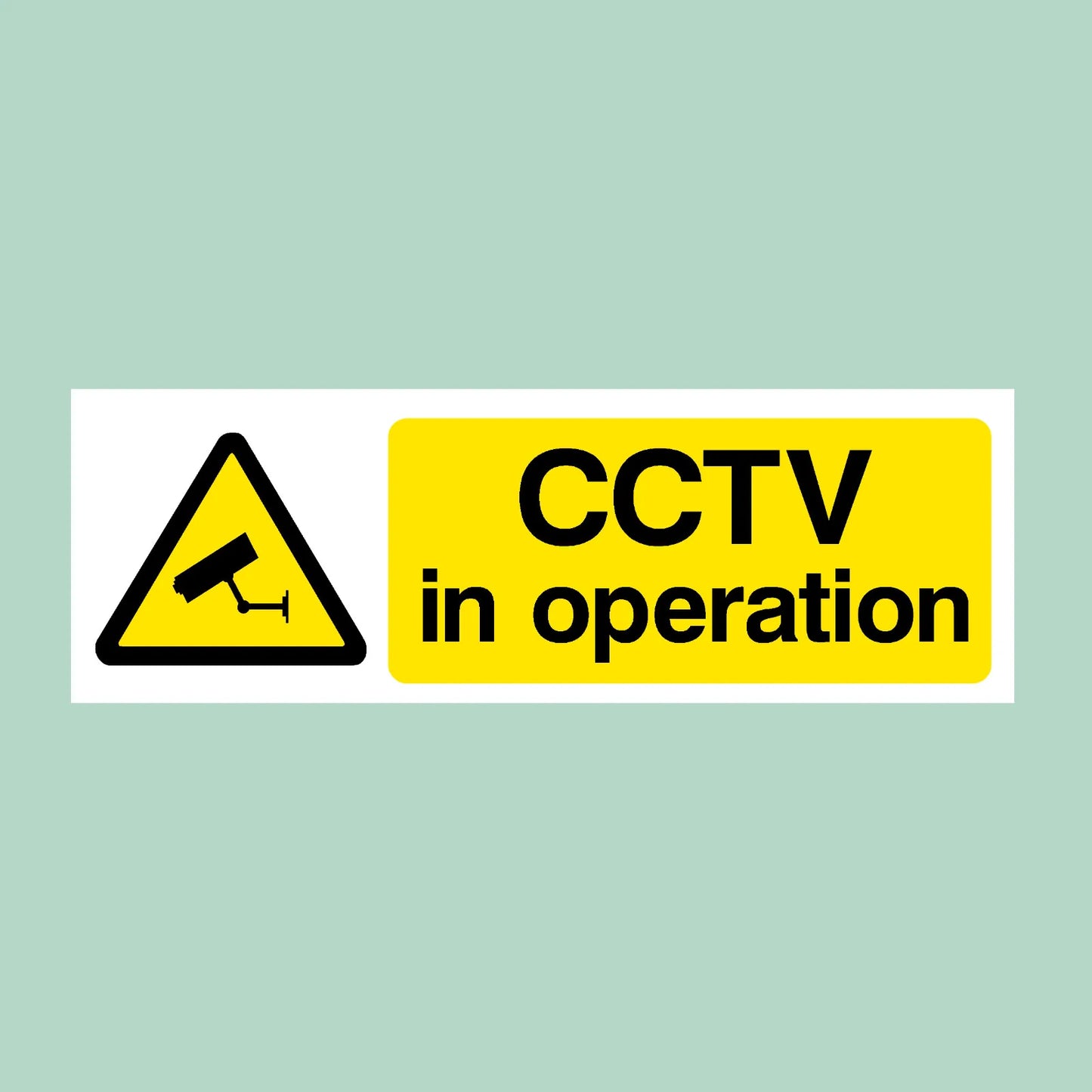 4pcs 150mm x 50mm Warning CCTV Security Camera Sticker For Car Home Peaceful Pleasures Health and Wellness