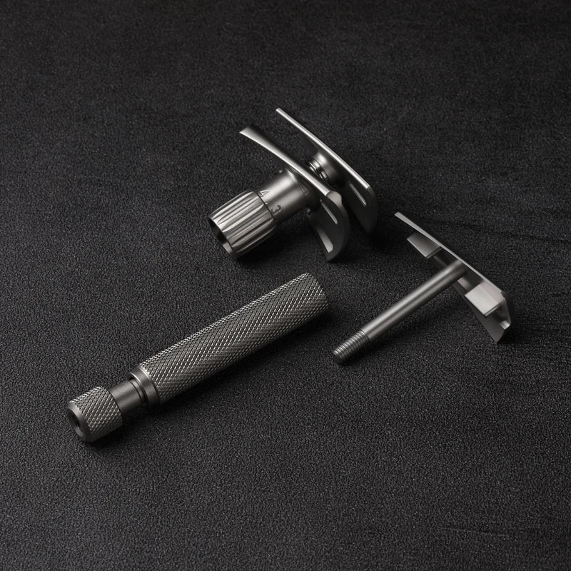 2026 Yaqi Matte Torqx Stainless Steel Slant Adjustable Safety Razor - Classic Shaving Tool for Precision Grooming Peaceful Pleasures Health and Wellness