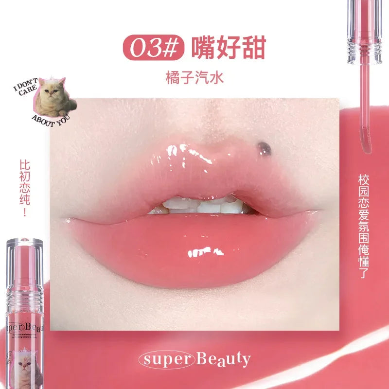 FLORTTE Lip Gloss Serum Oil – Hydrating & Nourishing Lip Tint