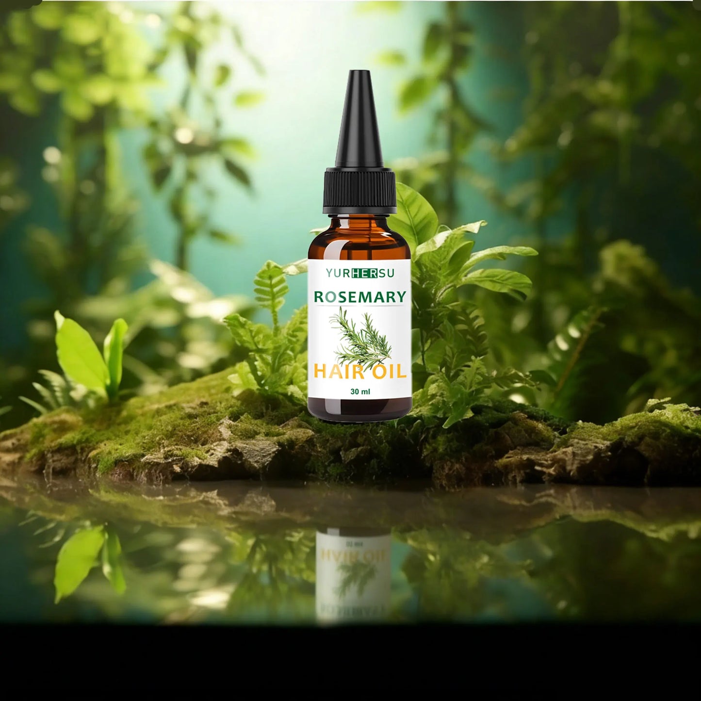YURHERSU Pure Rosemary Hair Oil – Scalp & Hair Growth Oil