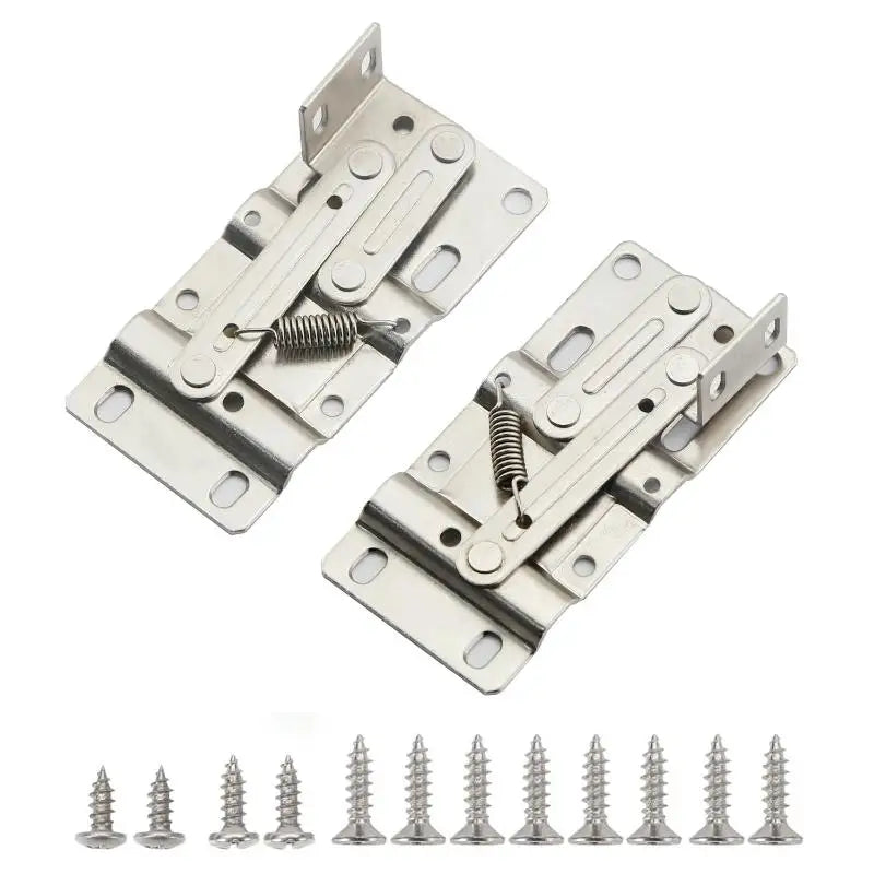 2pcs Self-Closing 45 Degree Pivot Hinge Kitchen Cabinet Tip-Out Trays Hinges For Sink Drawer Bathroom Organizers Shoe Cabinets Peaceful Pleasures Health and Wellness A1