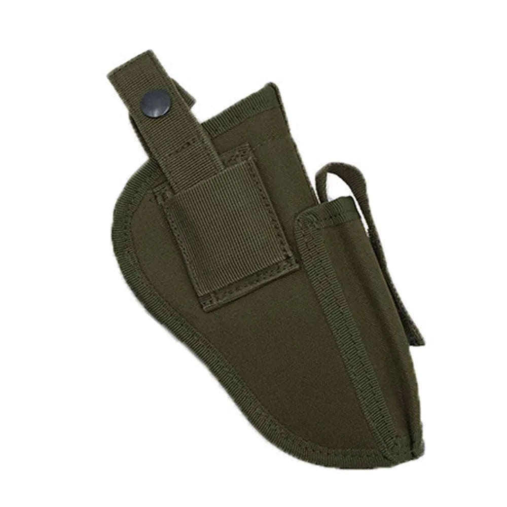 Molle Right Left Interchangeable Tactical Pistol Gun Holster The Waistband with Magazine IWB Holsters Gun Accessories Peaceful Pleasures Health and Wellness Green color