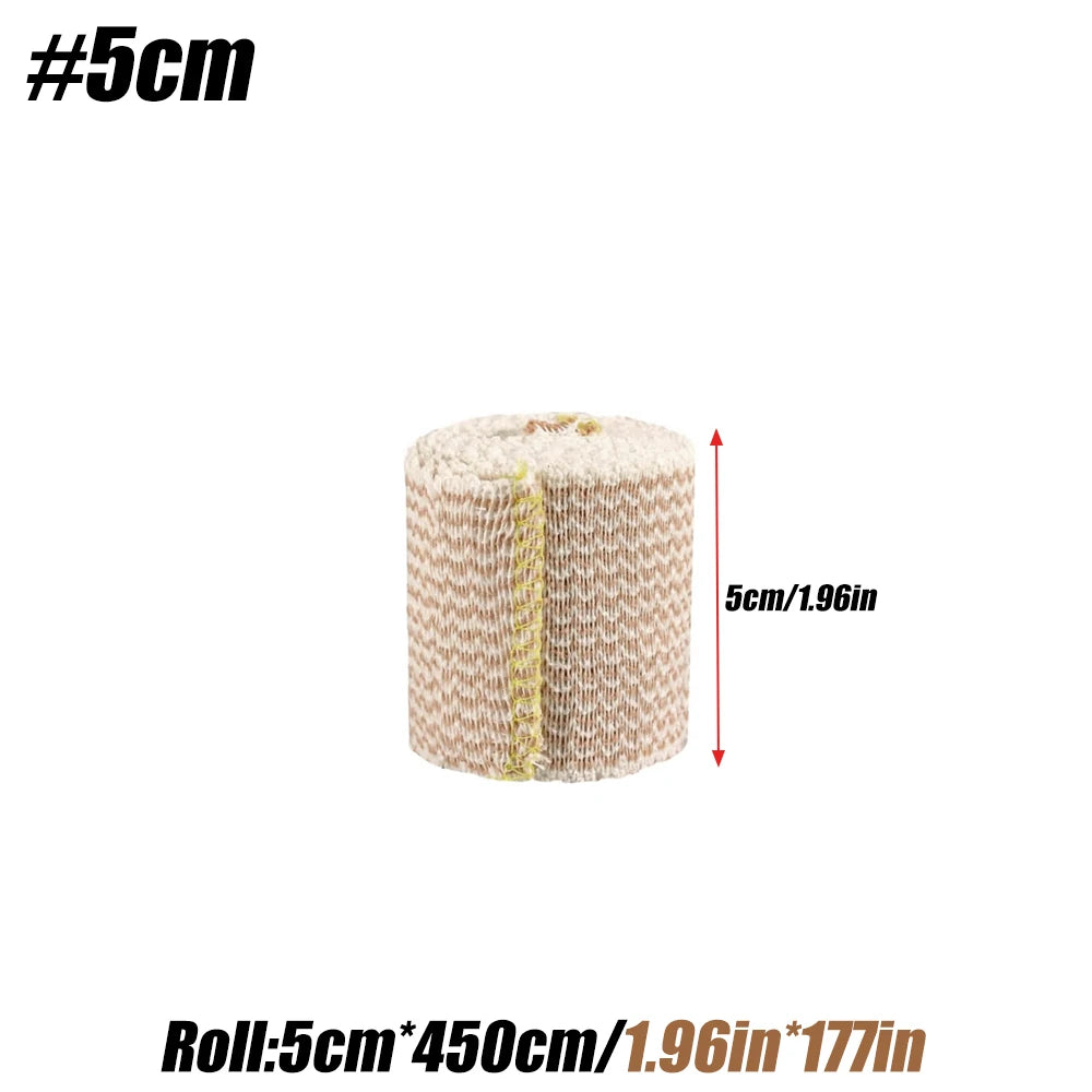 2 Roll Elastic Compression Bandage Wrap - Premium Quality with Self-Closure, Athletic Sport Support Tape Rolls for Ankle, Wrist Peaceful Pleasures Health and Wellness 5CM-2PCS