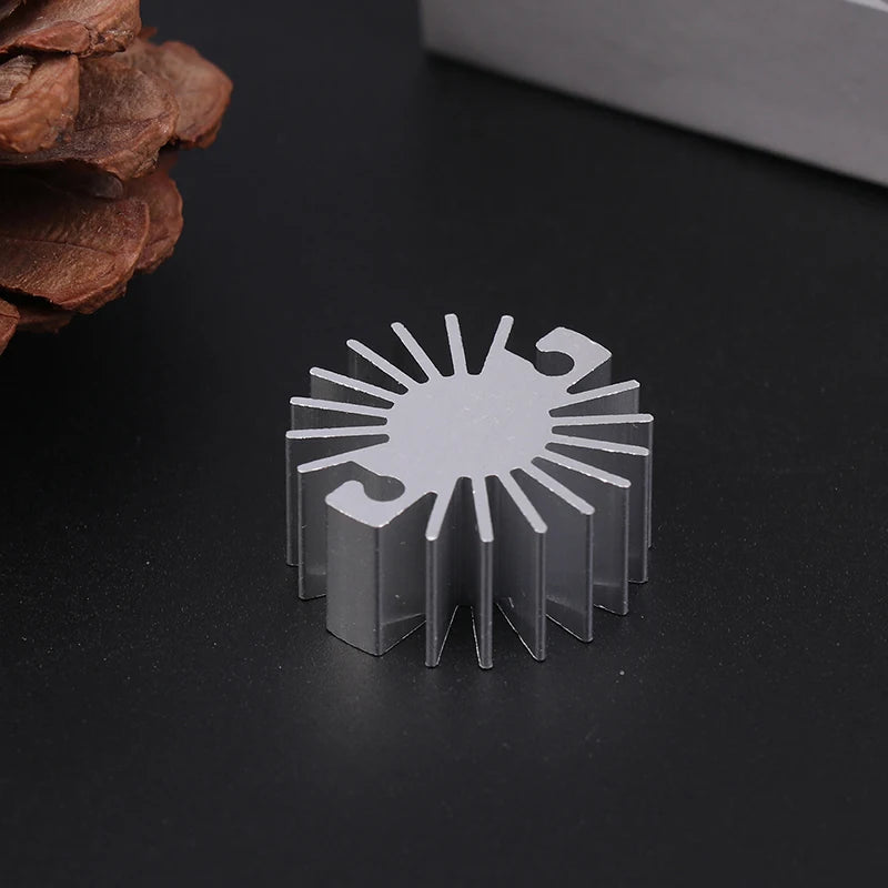 23*10mm LED Or Single Chip Heatsink Radiator Aluminum 1W Heat Sink Radiator For Household Lamp Radiator Replaceable Peaceful Pleasures Health and Wellness